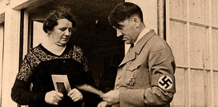 Joseph Goebbels And Adolf Hitler In Cinema Ss Whore Pinterest