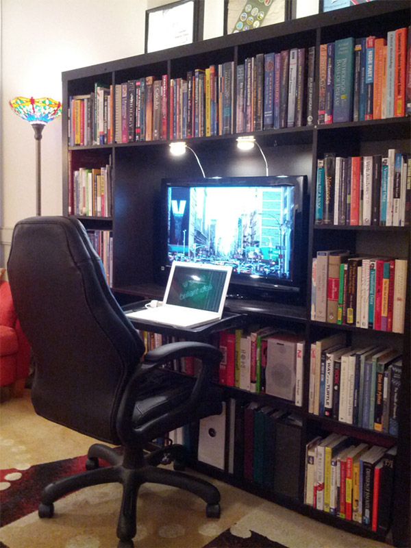 expedit lighting wall ikea expedit workstation hack bibiophiles rejoice office pinterest ikea ikea expedit and hackers expedit lighting wall ikea expedit workstation hack bibiophiles rejoice office pinterest ikea ikea expedit and hackers