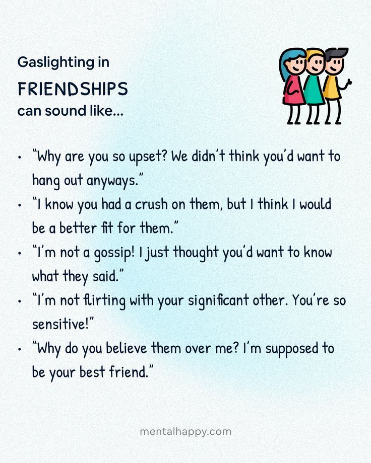 Gaslighting In Friendships In 2021 Gaslighting Emotional Wellness Emotional Wellbeing