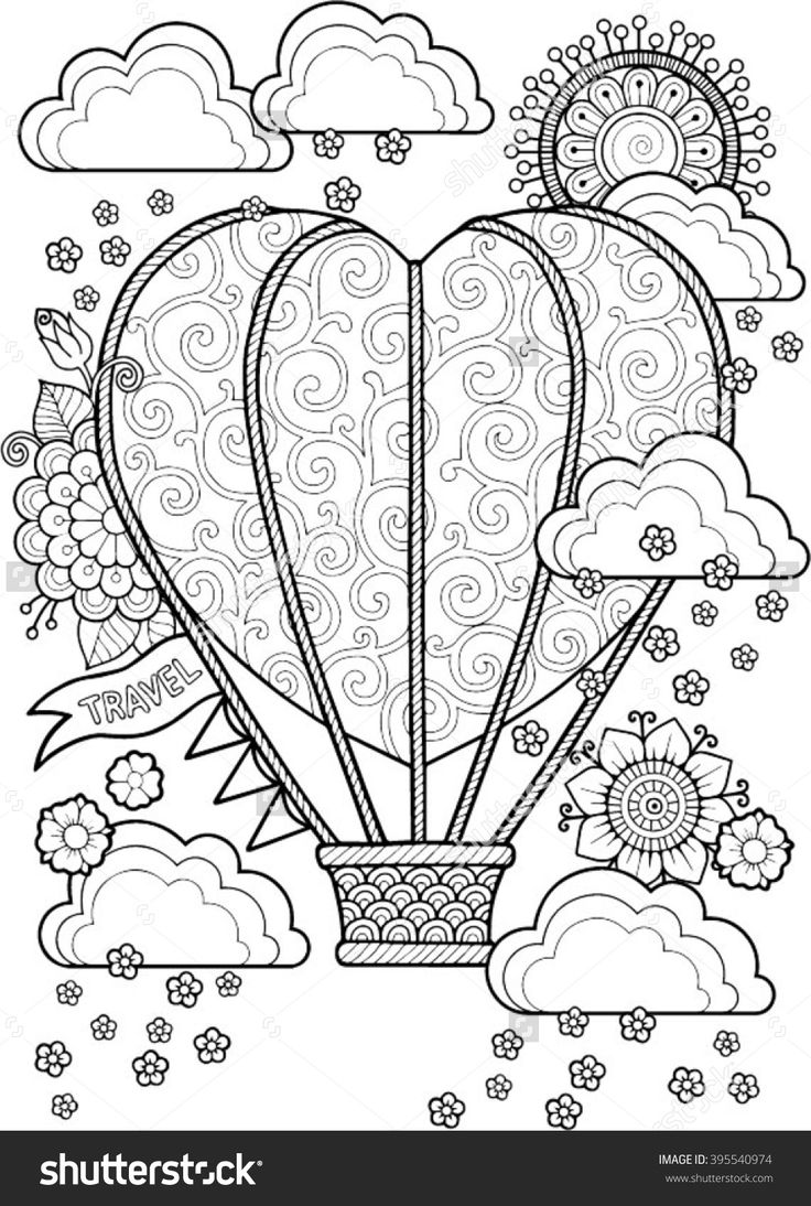 91 best ✐Adult Colouring~Hot Air Balloons images on Pinterest ... 91 best ✐Adult Colouring~Hot Air Balloons images on Pinterest ...