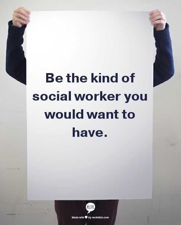why do you want to be a social worker
