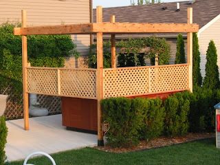 Hot Tub Privacy Ideas The Broke Homeowners Home Improvement Hot Tub Privacy Ideas The Broke Homeowners Home Improvement Projects Pergola Backyard
