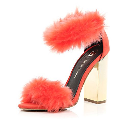 River Island Orange Sandals River Island Orange Sandals