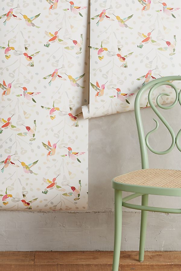 Anthropologie Plumed Crest Wallpaper | Anthropologie