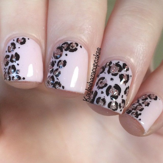 Best 25+ Cheetah Nail Designs Ideas On Pinterest Cheetah Nails #ShareIG Soft pink and glitter leopard print nail art inspired by the lovely @polishthatnail - Best 25+ Cheetah Nail Designs Ideas On Pinterest Cheetah Nails