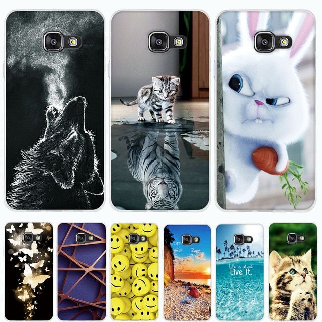 Case For Samsung Galaxy A3 2016 Case Cover For Samsung A3 2016 Case Silicone Cover 3d Tpu Soft Funda For Samsung A3 A310f Coque Review Cat Flowers Silicon Case Transparent Silicone