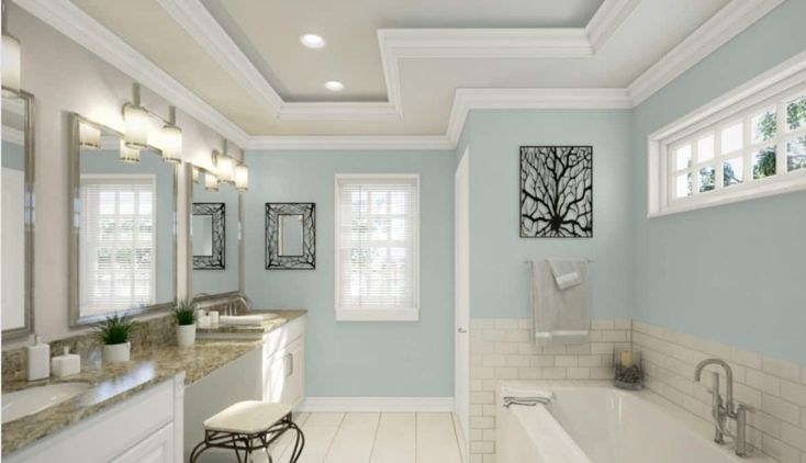 Sherwin Williams Alabaster SW 7008 - West Magnolia Charm | Best blue