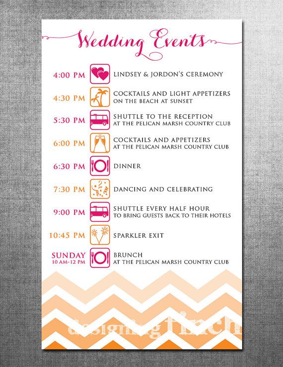 9 best Wedding Schedule of Events images on Pinterest Wedding - invitation card event 9 best Wedding Schedule of Events images on Pinterest Wedding - invitation card event