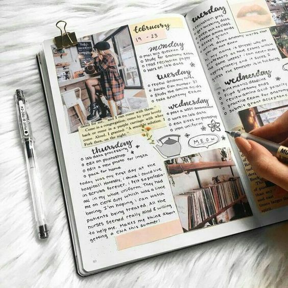 Bullet Journal O Que é Bullet Journal- O que é, e como fazer? | Jornal de recados, Ideias para