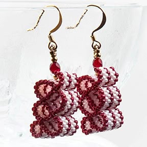 1072 Best Beaded Earring Patterns Tutorials Images On Pinterest Ribbon Candy Earrings Red And White At Sova Enterprises Jewelry Patternsbeading