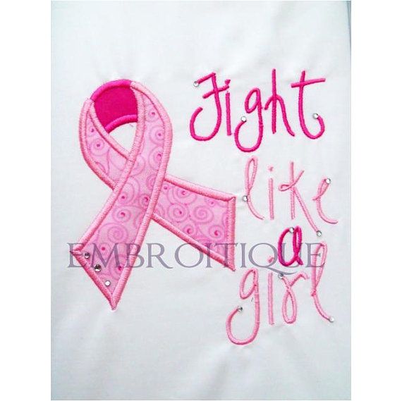 Breast Cancer Awareness Bra Applique Embroidery Design Breast Cancer Awareness Bra Applique Embroidery Design