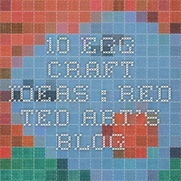 10 Egg Craft Ideas | Egg crafts, Crafts, Egg decorating