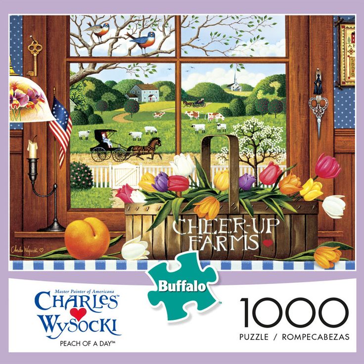 Charles Wysocki Americana Jigsaw Puzzles Checklist