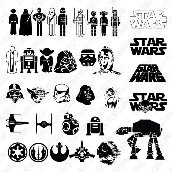 Download Star Wars Svg, Eps, Jpg , Png, Clipart, Printable ...