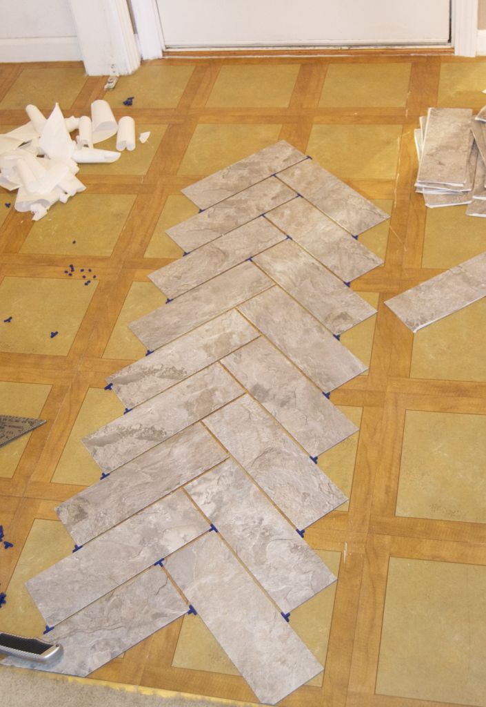 171 Best Interiors Tile Images On Pinterest Bathroom Floors And How To Install L N Stick Tile Floor By Grace Gumption