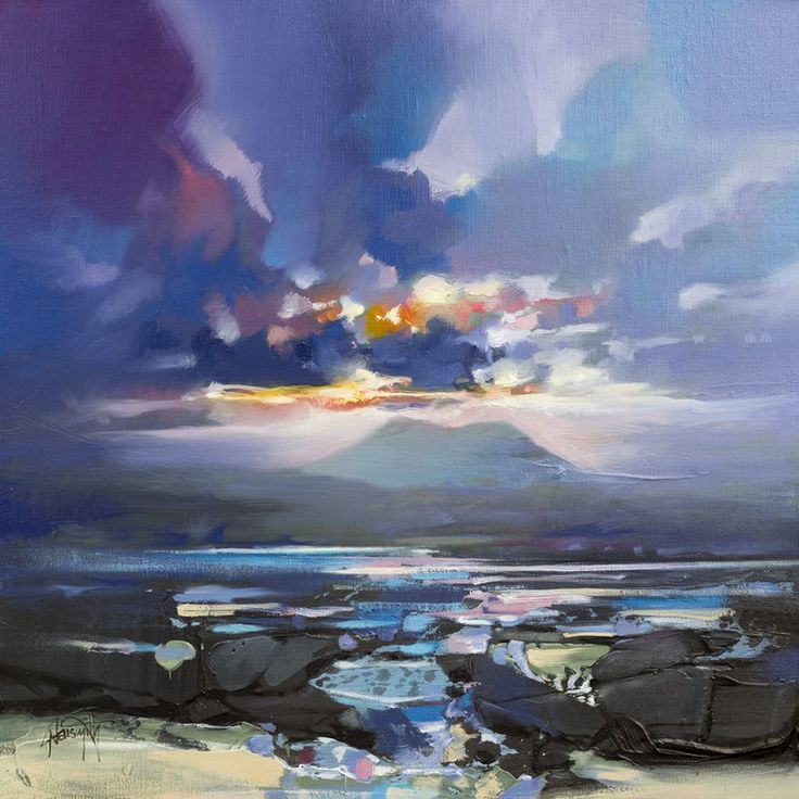 West Coast Patette Knife Oil Painting West Coast Patette Knife Oil Painting
