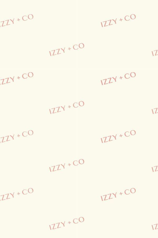 This Branded Logo Pattern Was Crafted For Izzy Co A Local Athens Georgia Photograph Branding Website Design Boutique Graphic Design Small Business Branding