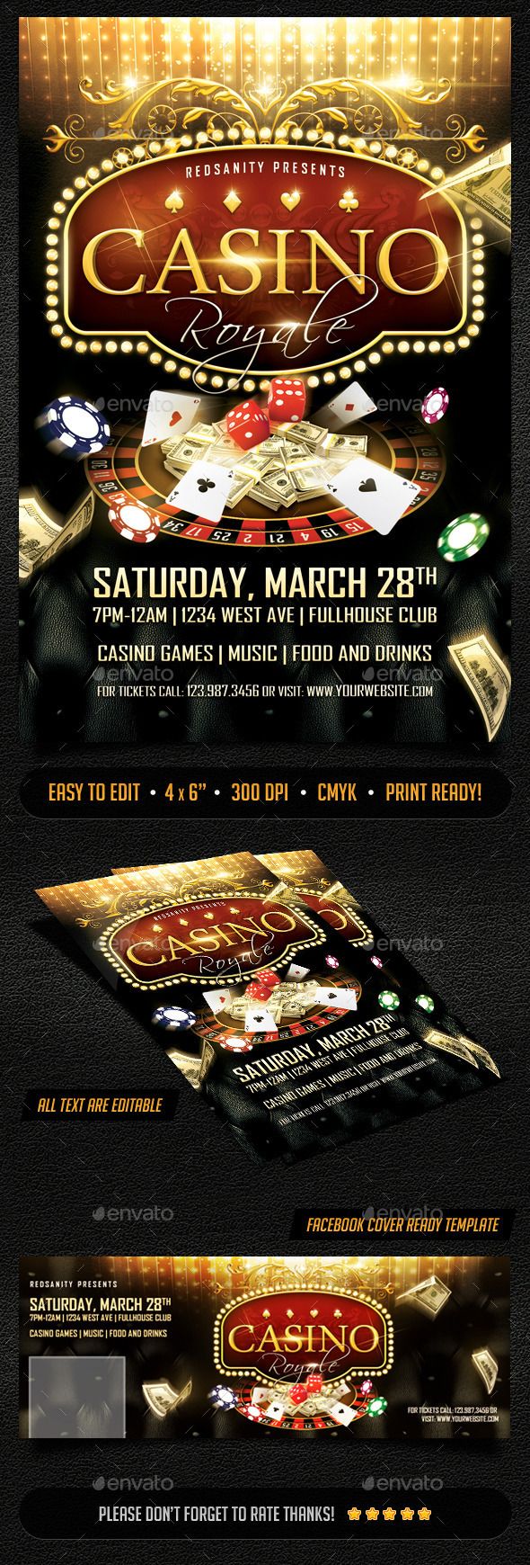 casino royale decorations
