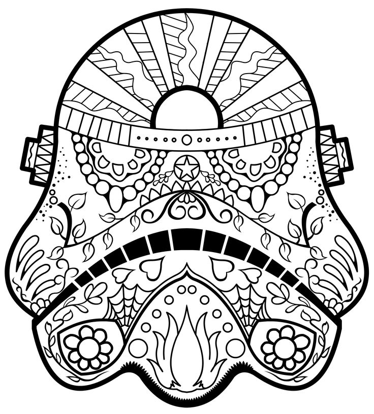 adult and kid coloring page downloadable storm trooper day of the dead created by cinnamon - Day Of The Dead Coloring Pages adult and kid coloring page downloadable storm trooper day of the dead created by cinnamon - Day Of The Dead Coloring Pages