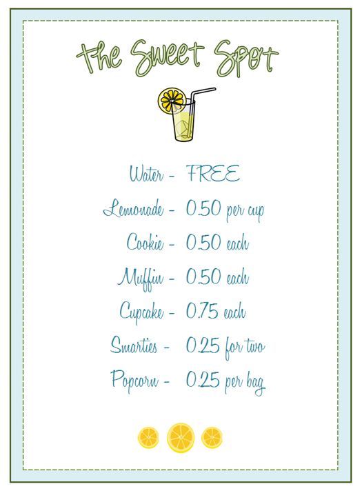 lemonade stand sign more cute lemonade stand ideas in bake sale signs