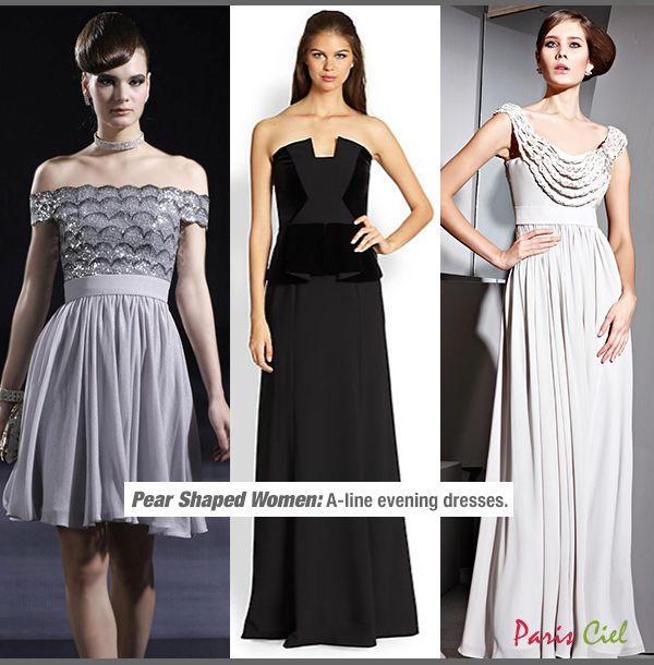 Pear Shaped Women Evening Dresses For 2 Pear Shaped Women Evening Dresses For 2 Celebrating Curves Pinterest Cuerpo De Pera Tipos Cara Y Siluetas