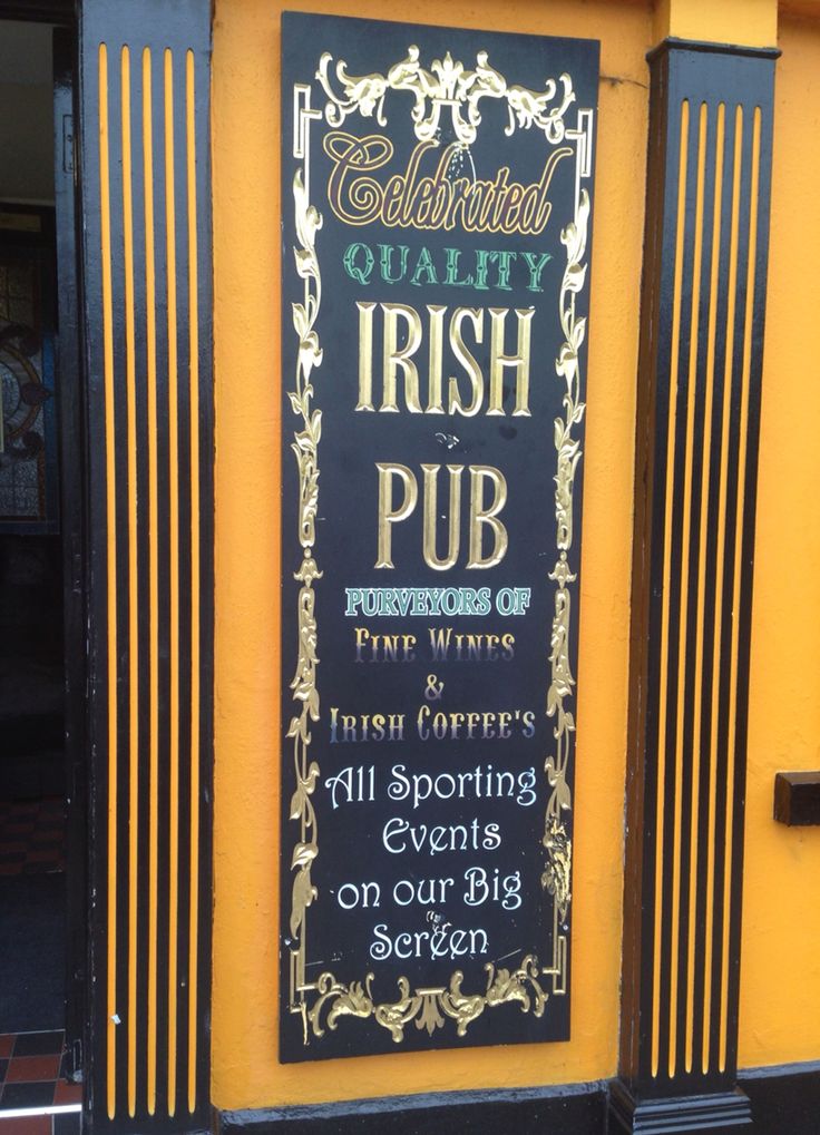 Adare Ireland Irish pub, Irish coffee, Chalkboard quote art