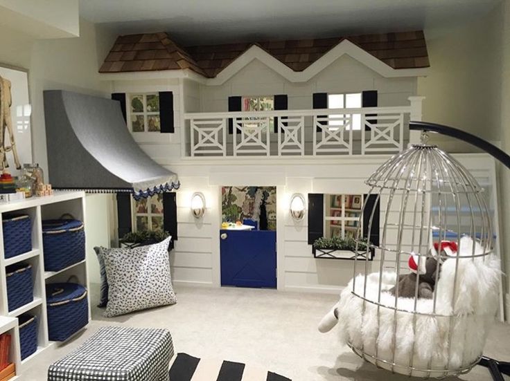 Pin by Allie on Kids in 2020 | Play houses, Kids playroom basement