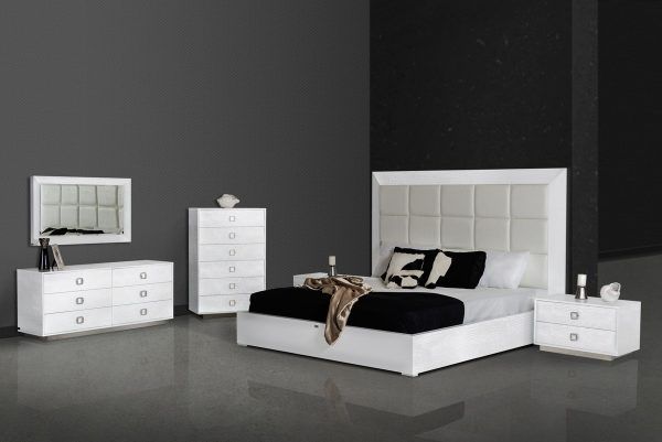 Garner Modern Grey Walnut Bedroom Set Walnut Bedroom Furniture Walnut Bedroom Modern Bedroom Set