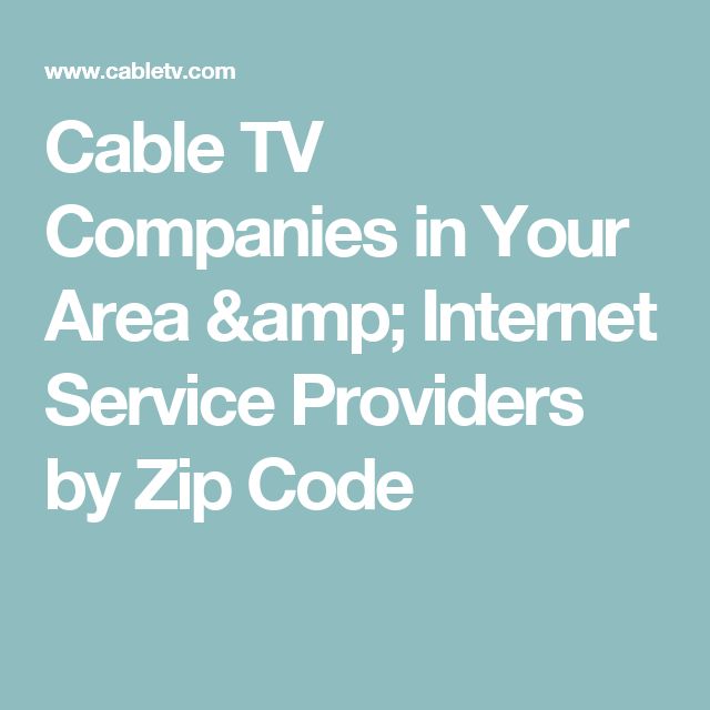 Best internet options in my area