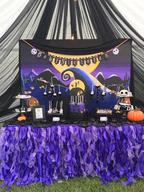 nightmare before christmas baby shower party ideas nightmare before christmas baby shower ideas