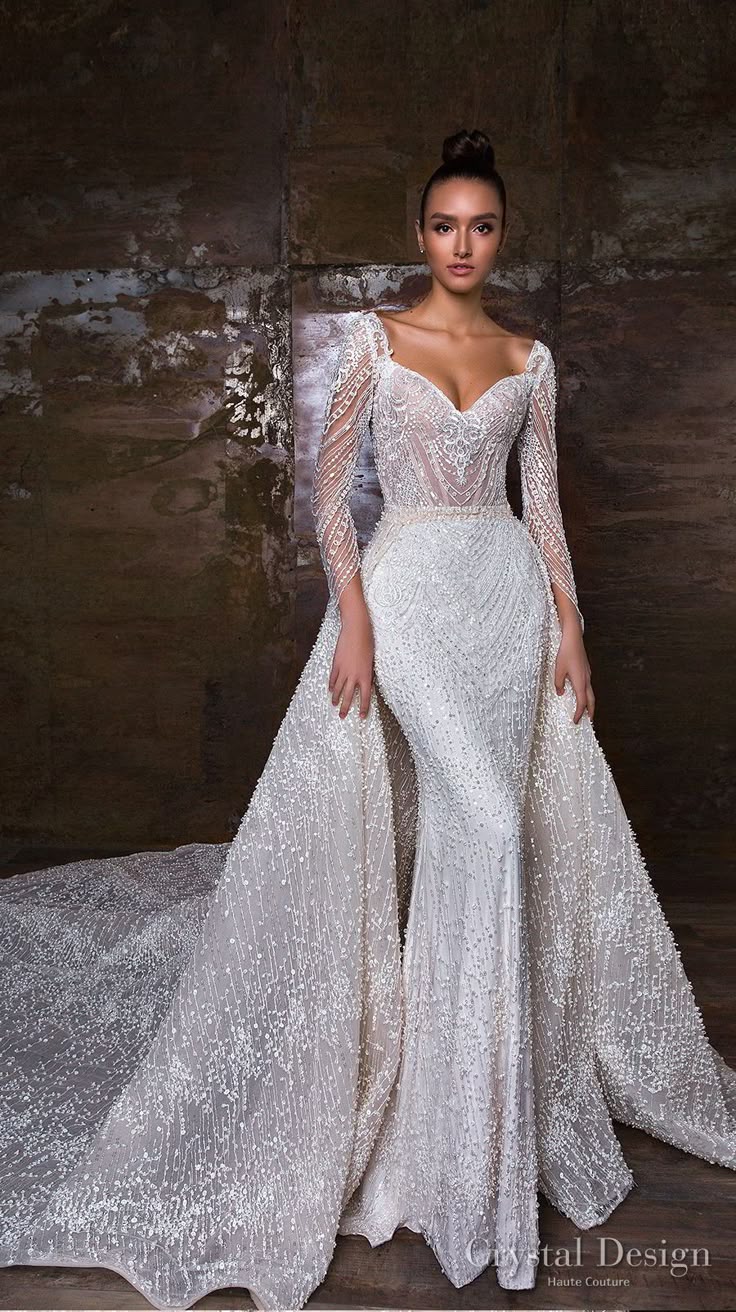 Crystal Design 2018 Wedding Dresses Royal Garden Haute Couture Bridal Collections Wedding Inspirasi