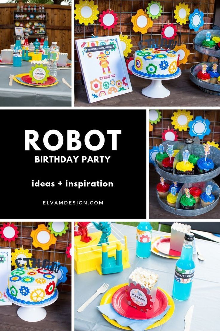 Robot Birthday Party Upgrading To 4 0 Elva M Design Studio Robot Birthday Party Robot Birthday Party Decorations Unique Birthday Party Ideas Robot Birthday Party Upgrading To 4 0 Elva M Design Studio Robot Birthday Party Robot Birthday Party Decorations Unique Birthday Party Ideas