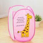 1PC Pop-up Washing Clothes Laundry Basket Hamper Toys Mesh Storage Bag Creative ...