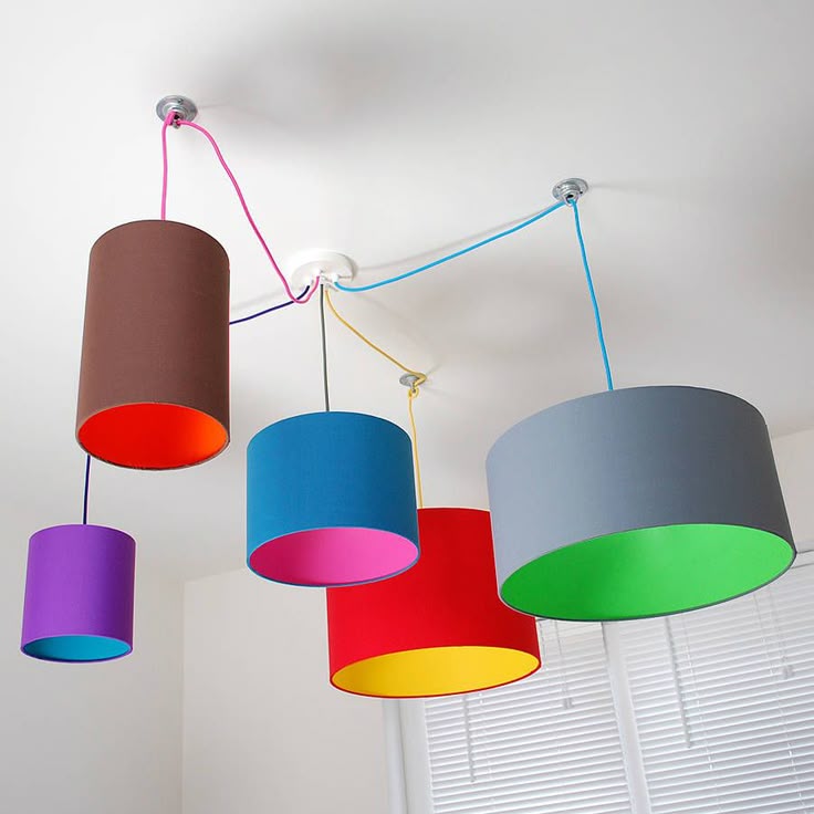 Best 25 Ceiling Lamp Shades Ideas On Five Way Multi Ceiling Rose Kit Lots Of Options Drum Lamp Shadesretro