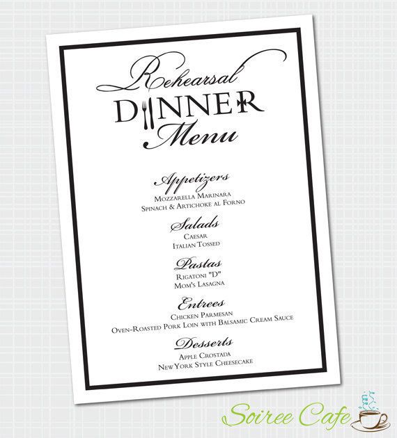 Πάνω από 25 κορυφαίες ιδέες για Rehearsal dinner menu στο Pinterest - dinner menu Πάνω από 25 κορυφαίες ιδέες για Rehearsal dinner menu στο Pinterest - dinner menu