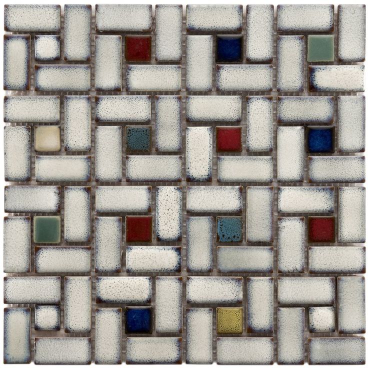 You Ll Love The Essentia 12 Amp Quot X 12 Amp Quot Porcelain Mosaic Tile In Glazed Cascade At Wayfa Mosaic Flooring Ceramic Mosaic Tile Porcelain Mosaic Tile