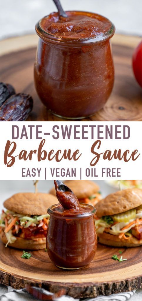 Date Sweetened Barbecue Sauce Oil Free Date Sweetened Barbecue Sauce Oil Free
