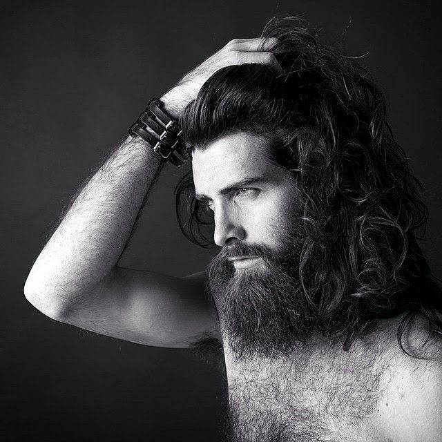 Black long hair screaming daddy