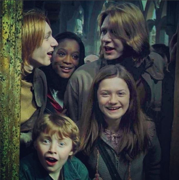 George Angelina Ginny And Fred In Hogwarts Harry Potter Actors Harry Potter Pictures Harry Potter Characters George Angelina Ginny And Fred In Hogwarts Harry Potter Actors Harry Potter Pictures Harry Potter Characters