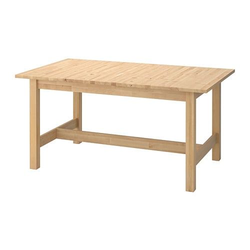 NORDEN Ausziehtisch Birke IKEA NORDEN Extendable table oak 241