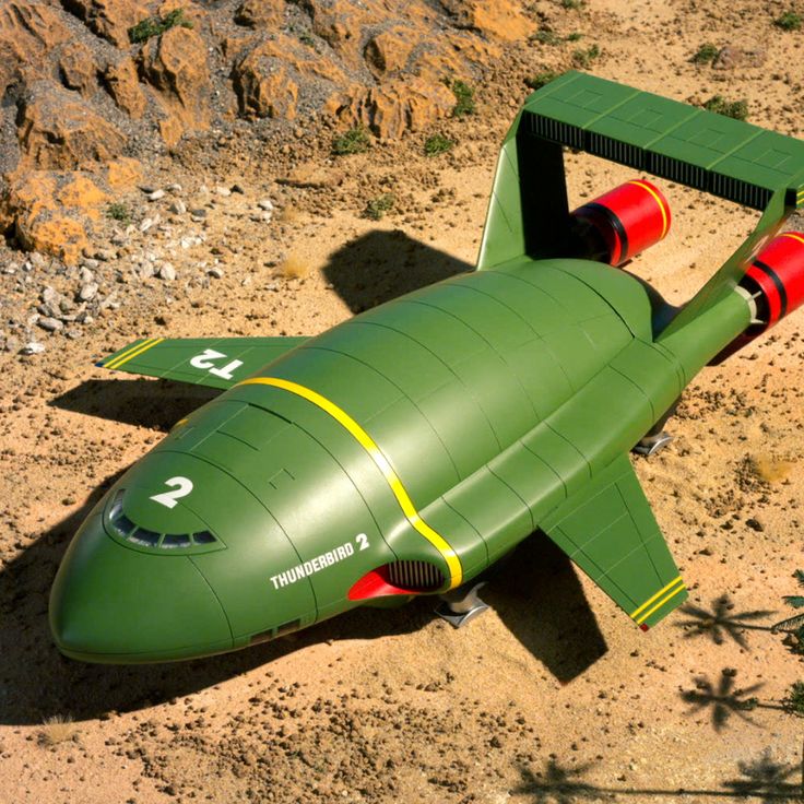 Our Thunderbird 2 is 540mm in length, & comes with remote-control