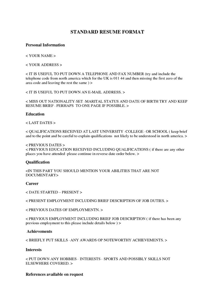 standard format for writing a resume best 25 standard resume format ideas on standard cv format resume writing format standard format for writing a resume best 25 standard resume format ideas on standard cv format resume writing format