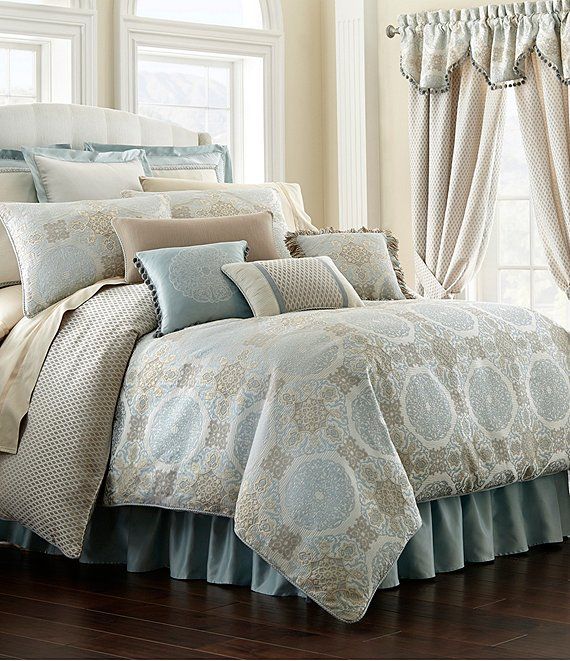 Waterford Jonet Jacquard Medallion Comforter Set With Images