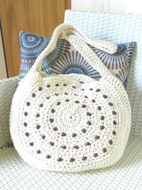 Crochet Bag | Handmade Womens Handbag | Large Shoulder Bag | Womens Accessories, #Accessories...
