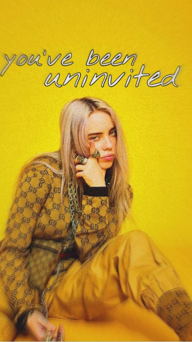 copycat ~ billie eilish ~ wallpaper ~ aesthetic ~ yellow ~ | Yellow ...