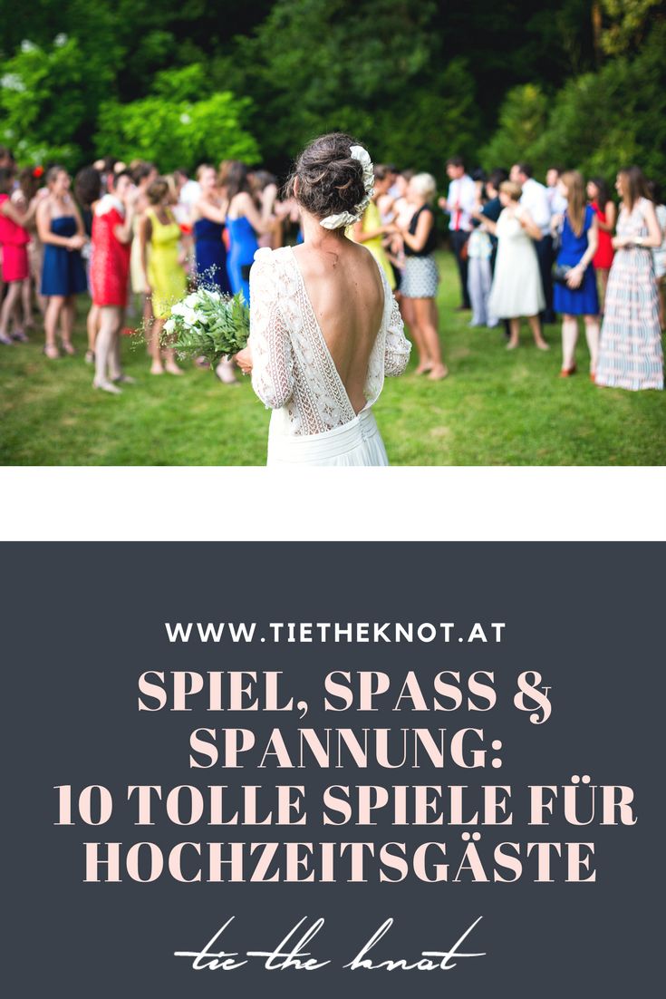 Spiele hochzeit gäste kennenlernen