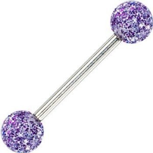 Swallowed Acrylic Tongue Ring Ball Swallowed Acrylic Tongue Ring Ball