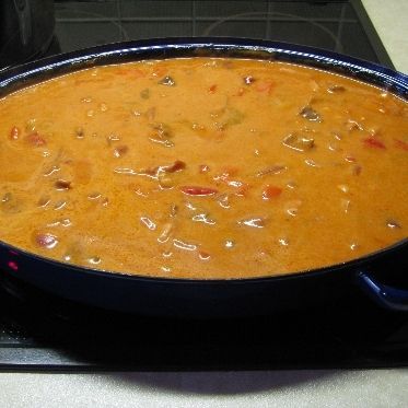 Putenschaschlik in feuriger Paprika-Zwiebel-Sauce Putenschaschlik in feuriger Paprika-Zwiebel-Sauce