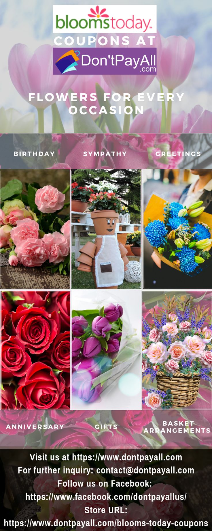 Blooms Today Coupons Flower gift, Flower delivery, Birthday flowers Blooms Today Coupons Flower gift, Flower delivery, Birthday flowers