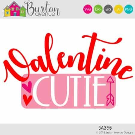 Download Valentine Cutie - Limited Time Free SVG File | Svg file ...
